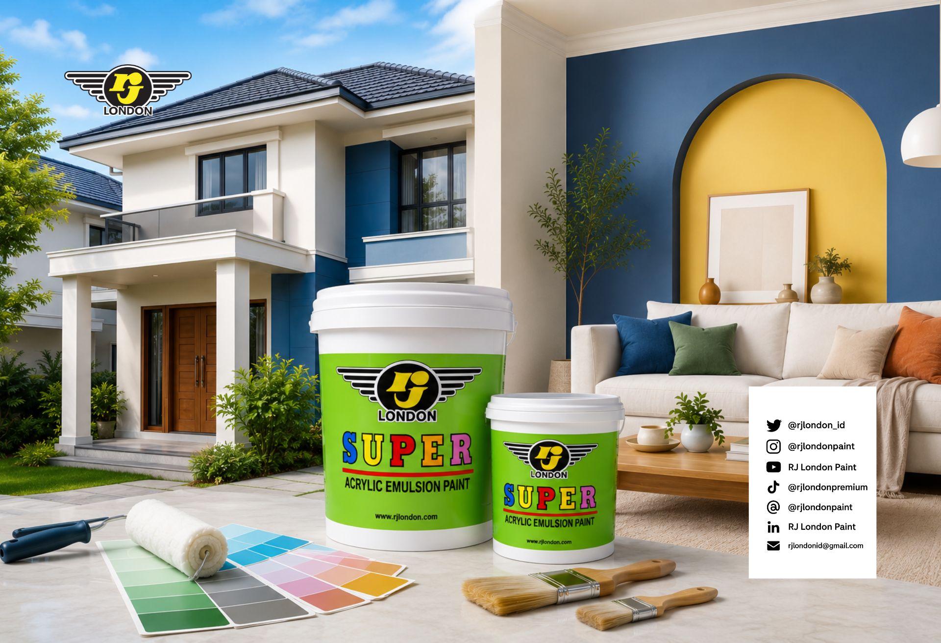 5 Warna Primer untuk Aplikasi Cat Interior dan Eksterior Rumahmu